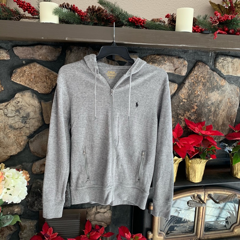 Men’s Medium Polo Hooded Jacket